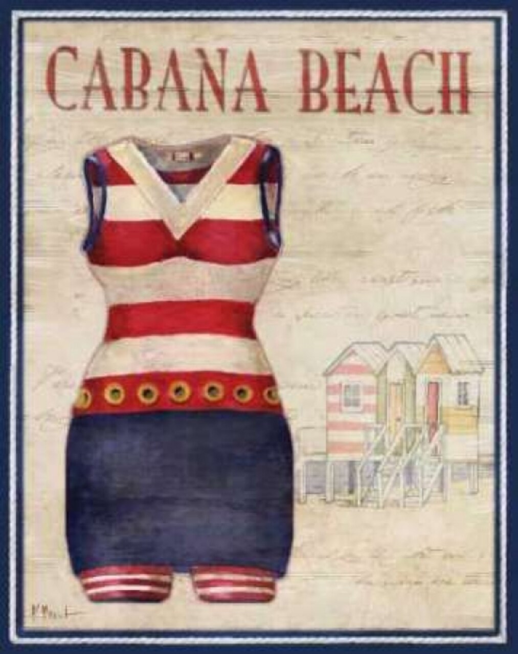 Cabana Beach Poster Print by Paul Brent - Item # VARPDXBNT266